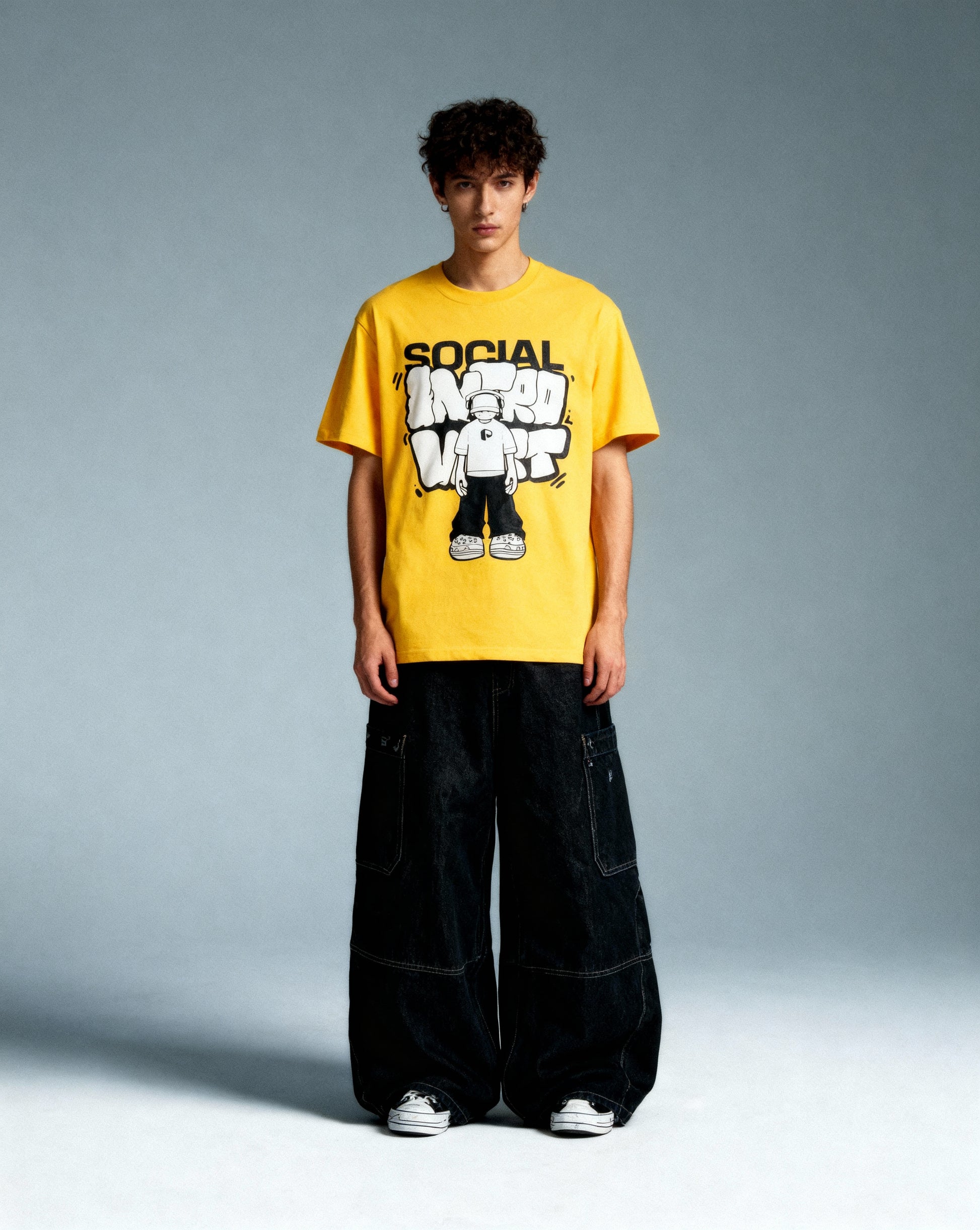 Social Introvert Cotton T-Shirt - PIXEL WEAR