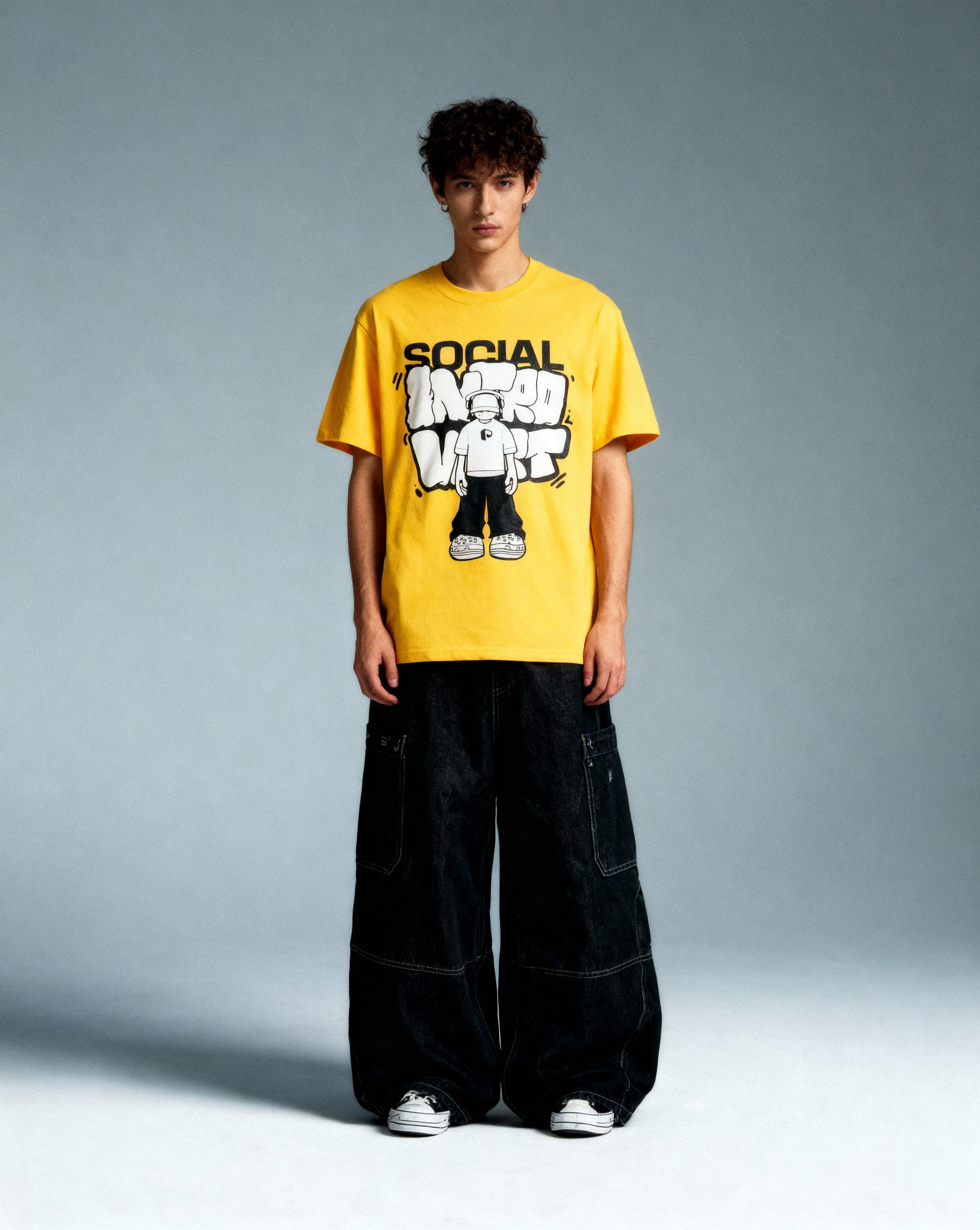 Social Introvert Cotton T-Shirt - PIXEL WEAR